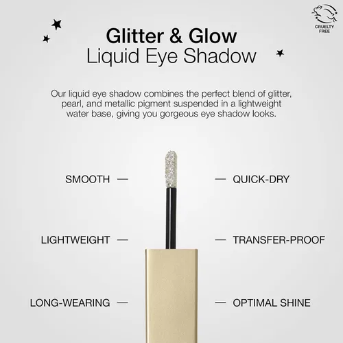 Vista 4 de Stila Magnificent Metals Glitter And Glow Sombra de ojos líquida