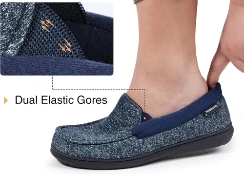 Vista 6 de RockDove SILVADUR - Pantuflas antiolor para hombre, 8