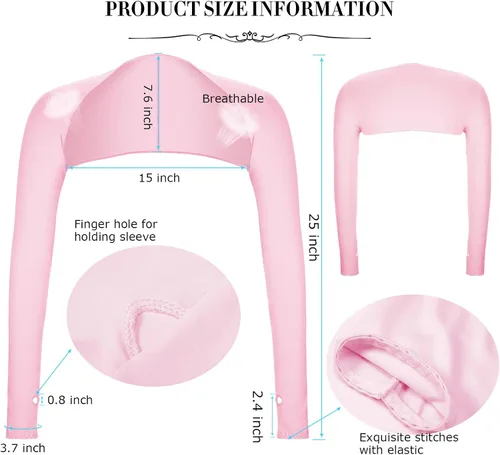 Vista 2 de Women Cooling Shawl Arm Sleeve Sun Protection Shrug