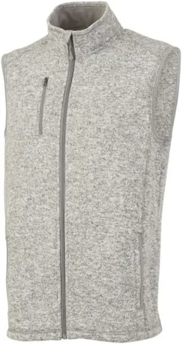Vista 2 de Charles River Apparel Chaleco de forro polar para hombre Pacific Heathered