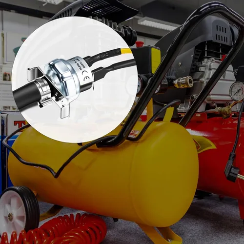 Vista 4 de Flutesan Interruptor de Presión de Aire Compresor de Aire Controlador de Presión 70-180 PSI Interruptor 120V AC