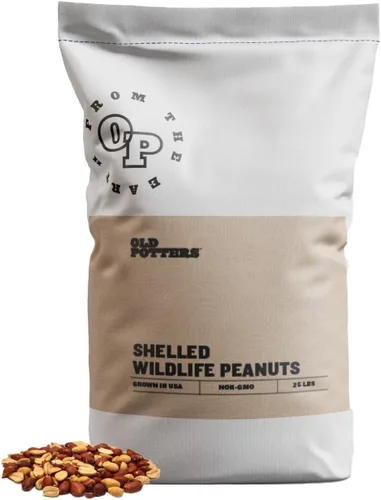 Vista 7 de Old Potters Maníes con Cáscara para Aves, Ardillas y Vida Silvestre. Maníes Crudos con Cáscara No-GMO Crecidos en EE.UU. (con Cáscara, 1.8 kg)