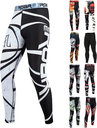 Vista 71 de Roar MMA - Pantalones de compresión para entrenamiento de gimnasio