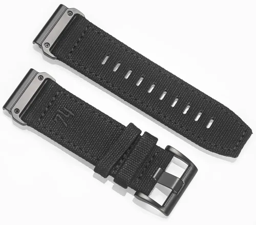 Vista 7 de Compatible con Garmin, correa deportiva de lona para reloj fēnix/precursor/enfoque/marq/quatix/instinct/D2/Tactix, correa de repuesto resistente