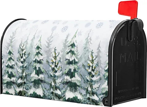 Vista 12 de Funda magnética para buzón patriótico de verano del 4 de julio, cubierta para buzón de bandera de Estados Unidos, diseño floral, Día