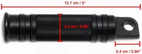 Vista 3 de Dreamseek estribo de cambio para motocicleta con estriberas de dedo + estriberas moleteadas compatibles con Harley-Davidson Sportster Dyna Touring