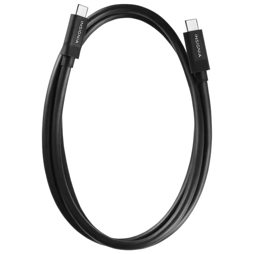 Vista 52 de Insignia Cable trenzado USB-C a USB-C (5 pies, morado claro)