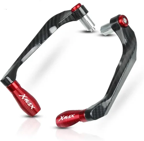 Vista 8 de for Y&amaha XMAX250 XMAX300 XMAX400 Xmax 250 300 400 X-MAX Motorcycle Handlebar Grips Guard Brake Clutch Levers Guard Protector (Color : Black)