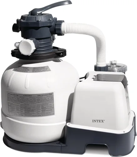 Vista 10 de Intex QS200 Krystal Clear Sistema de cloro de agua salada para piscinas sobre el suelo: mantiene el agua clara, reduce el uso de productos químicos
