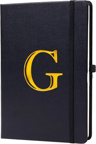 Vista 13 de Cuaderno de negocios para hombres y mujeres, cuaderno A5 con A-Z, cuaderno de papel de escritura de doble cara con divisores, diario de viaje