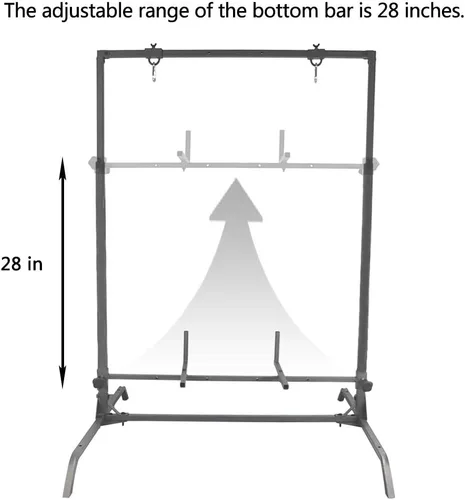 Vista 5 de Highwild Soporte de tiro con arco para bolsa de objetivos, bloque de espuma, rango más grande, multifunción, flexible, duradero