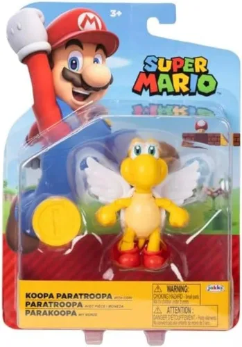 Vista 2 de Super Mario Figura de acción de 4 pulgadas (Boom Boom con moneda)