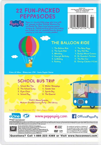 Vista 2 de Peppa Pig The Balloon Ride School Bus Trip
