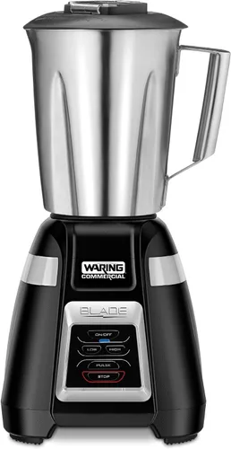Vista 8 de Licuadora Waring Comercial BB320 de 1 HP, controles de interruptor de palanca con función de pulso, recipiente apilable de 48 onzas sin BPA