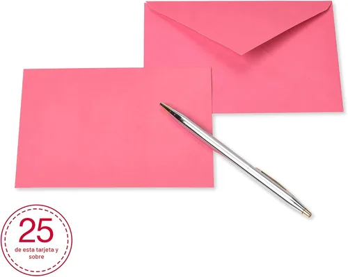 Vista 4 de American Greetings Tarjetas en blanco de un solo panel con sobres, colores arcoíris (200 unidades)
