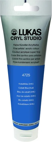 Vista 11 de Lukas CRYL Studio Artist - Pintura acrílica para artistas, Alizarín Carmesí, tubo de 125 ml - Pinturas acrílicas de alto pigmento para pintura