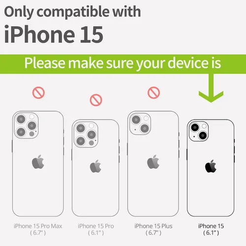 Vista 3 de Carveit Funda magnética de madera para iPhone 15, compatible con cargadores inalámbricos MagSafe, funda negra de TPU suave a prueba de golpes