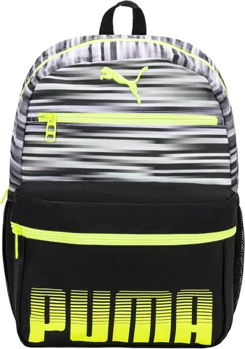 Vista 7 de PUMA Mochila Meridian unisex para niños, Negro/Plateado, Tamaño único