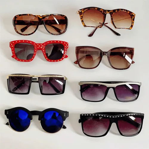 Vista 6 de Paquete de lentes de sol para mujer, accesorios de moda únicos de regalo