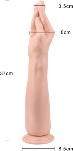 Vista 6 de Manos artificiales de 14.6 in, tapón anal, juguetes para mujeres, dilatador vaginal, dilatador para hombres, dildos grandes, masturbador femenino
