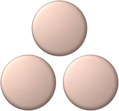 Vista 2 de PopSockets PopMinis: Mini Grips para teléfonos y tabletas (paquete de 3) - Aluminio Oro Rosa