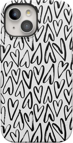 Vista 117 de Casely Funda para iPhone 15 Flores pintadas Frida Kahlo Floral Girly Funda atrevida Compatible con MagSafe