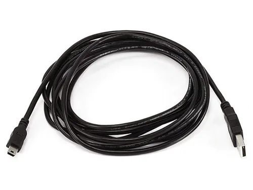 Vista 6 de Monoprice Cable USB A a mini-B de 5 pines 28/28AWG de 3 pies (103896) Negro