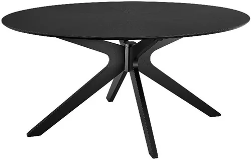 Vista 15 de Modway Crossroads - Mesa de comedor redonda de madera de 47 pulgadas, nogal