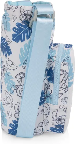 Vista 3 de PICNIC TIME Disney Lilo & Stitch - Bolsa para vaso de 40 onzas, bolsa cruzada aislada para vaso con correa y bolsillo para teléfono, se adapta a
