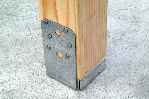 Vista 9 de Simpson Strong-Tie ABU44Z ABU ZMAX Base de poste ajustable galvanizada para 4x4
