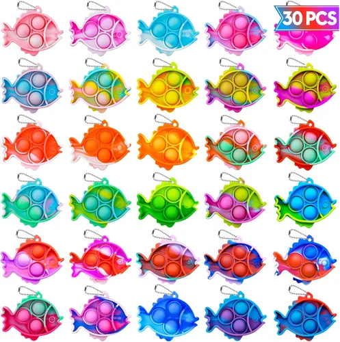 Vista 14 de Juguetes para ansiedad de Pascua Pop Fidget a granel para niños, regalos