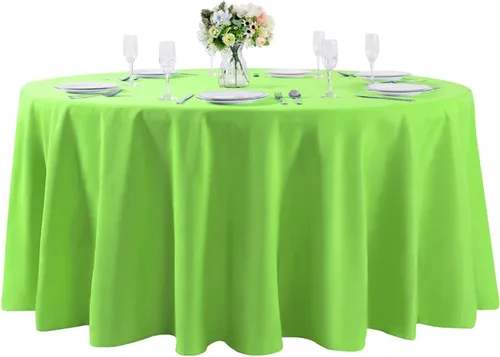 Vista 97 de Mantel rectangular de tela de poliéster lavable de 60 x 120 pulgadas, para decoración de bodas, fiestas, comedores, banquetes