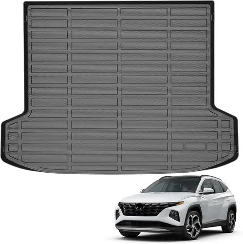 Vista 28 de Auxko Revestimiento de carga para todo tipo de clima, apto para Hyundai IONIQ 5 y 2025 IONIQ 5 N TPE 2022-2024, accesorios de alfombrilla de goma