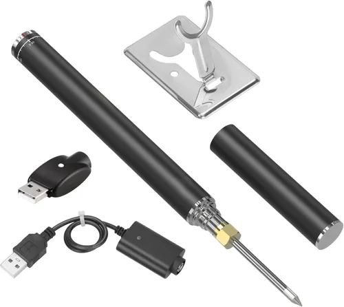Vista 8 de Cable de rosca USB universal de 3 piezas, cargador inteligente con indicador LED, protección inteligente contra sobrecarga, adaptador USB