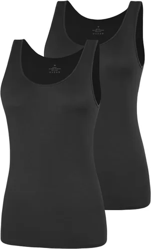 Vista 14 de AMVELOP - Camiseta básica sin mangas para mujer, ropa interior, camiseta sin mangas en paquete de 2-4