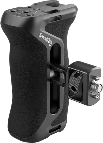 Vista 11 de SmallRig Mango lateral de aluminio para jaulas de cámara, mango lateral ergonómico universal con orificio de localización de 1/4 "-20, orificio