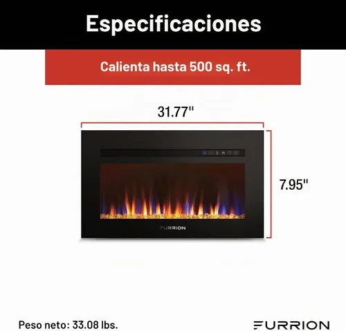 Vista 2 de Chimenea eléctrica
