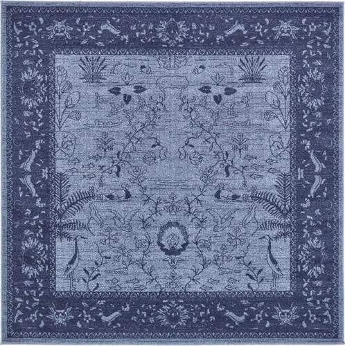 Vista 41 de Unique Loom La Jolla Collection - Alfombra de granja, contemporánea, botánica, tradicional, vintage