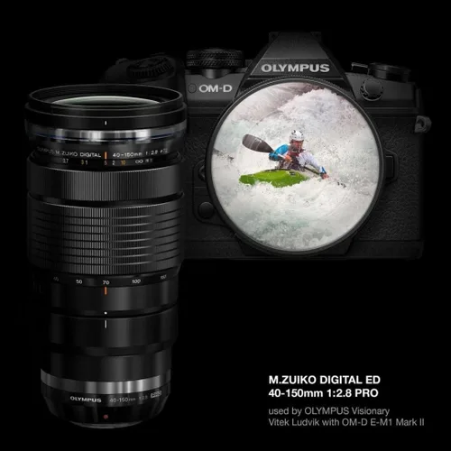 Vista 7 de Olympus M.ZUIKO lentes profesionales intercambiables de 40-150 mm f/2.8 para cámaras Olympus/Panasonic micro 4/3