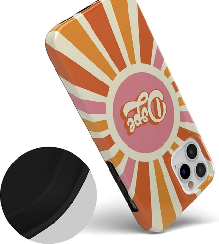 Vista 5 de Casely Funda para iPhone 11 Pro Max You're Dope Bloque de color retro Diseño clásico ultra delgado