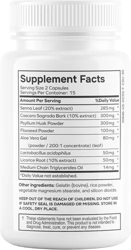 Vista 2 de Coloslim - Limpieza suave de colon para la salud digestiva y la flora intestinal