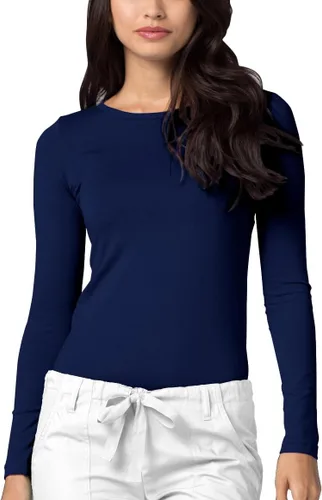 Vista 26 de Adar Underscrubs para Mujeres - Camiseta Underscrub de Manga Larga Comfort Aguamarina (Aquamarine)