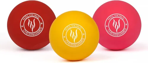Vista 6 de HOLYKING Pelotas de tenis hinchables de goma de alto rebote 3 paquetes