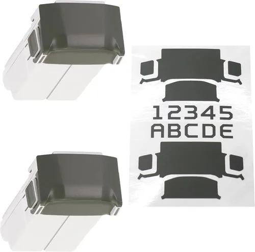 Vista 9 de WRAPGRADE Adhesivos para la piel compatibles con DJI Mini 4 Pro/Mini serie 3 Dos baterías (Airforce Silver)