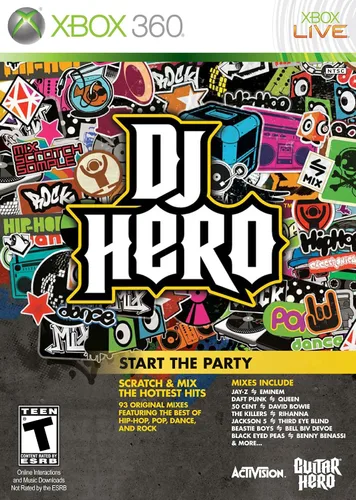 Vista 12 de PS2 DJ Hero Bundle with Turntable