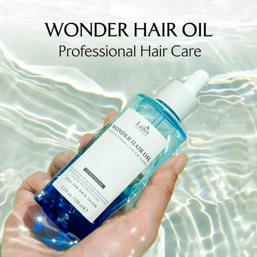 Vista 3 de LA'DOR LADOR Wonder - Aceite para el cabello, antiencrespamiento, sin enjuague, ligero y sin enjuague, aceite de aguacate y argán de escualano