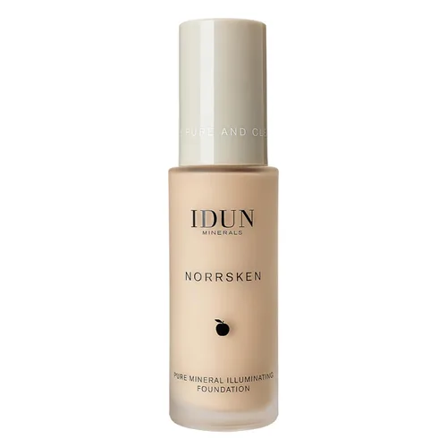 Vista 9 de IDUN Minerals Base líquida Norrsken – Cobertura suave y sedosa – Acabado luminoso y húmedo para piel seca y opaca – Maquillaje vegano y resistente
