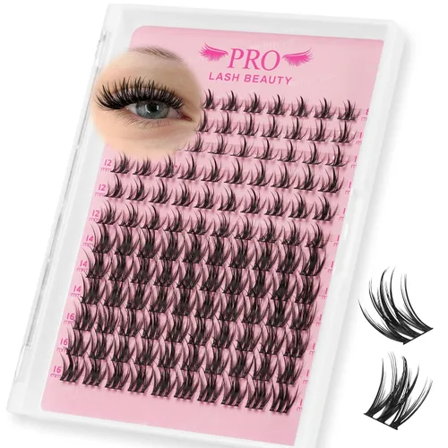 Vista 16 de PROLASHBEAUTY - Pegamento transparente de racimo de pestañas para 7 días de larga duración, pegamento impermeable para pestañas y sellado