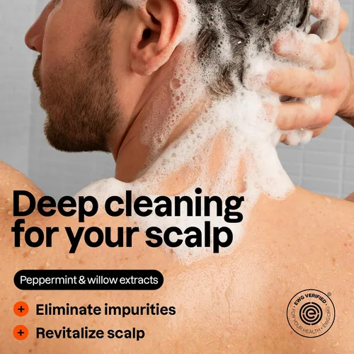 Vista 4 de ATTITUDE Champú y acondicionador 2 en 1 para hombres, voluminizador para cabello fino, con romero y proteína de arroz, 97% ingredientes de origen