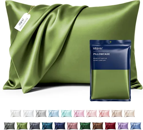 Vista 86 de MR&HM - Funda de almohada de satén